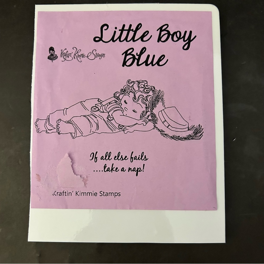 Kraftin’ Kimmie Stamps: Little Boy Blue 2 pcs